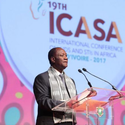 President of Ivory Coast (Côte d'Ivoire), Alassane Ouattara