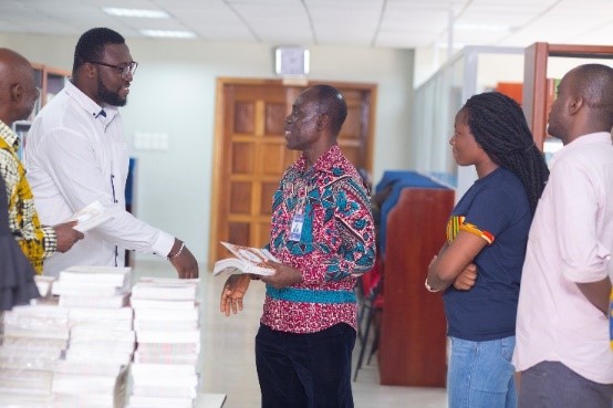 Society for AIDS in Africa (SAA) donates ICASA 2017 Abstract Books to Pentecost University College (PUC)