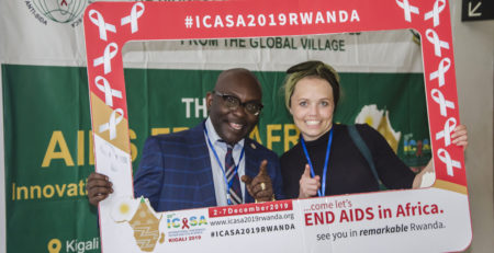 Luc Bodea, SAA Coordinator/ICASA Director and Karin Siebelt, Project Manager of 13th INTEREST Conference 2019