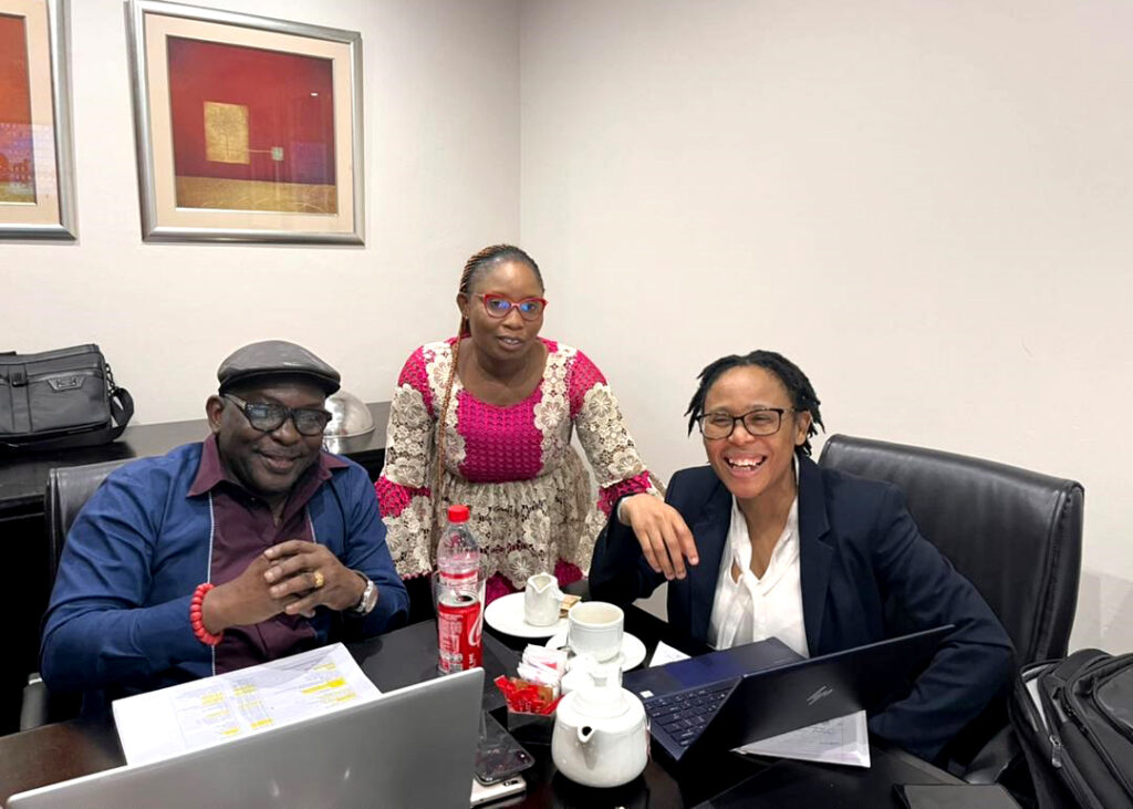 ICASA Director and Registration Manager of ICASA 2021 meets with Dr Filike Ndlovu, Co-Chair of South Africa LOC - 16th November 2021