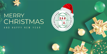Society for AIDS In Africa (SAA) wishes you a merry Christmas and a happy New Year