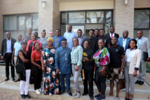 Group picture the Community at the NAC Zimbabwe Head Quarters